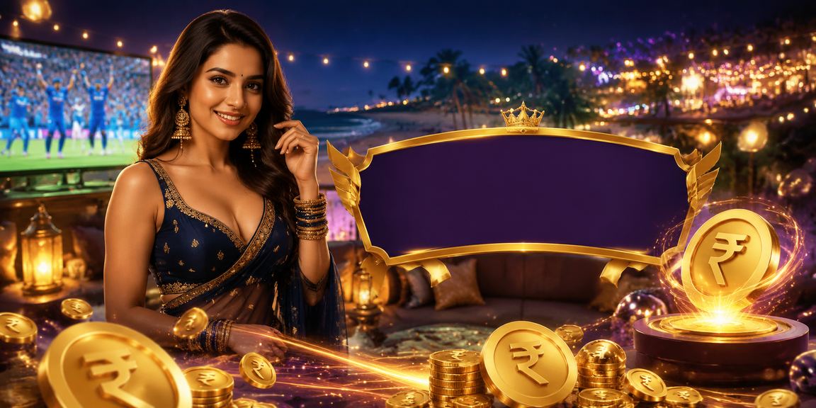 Indian player receiving VIP bonus on live casino platform with rupee currency
